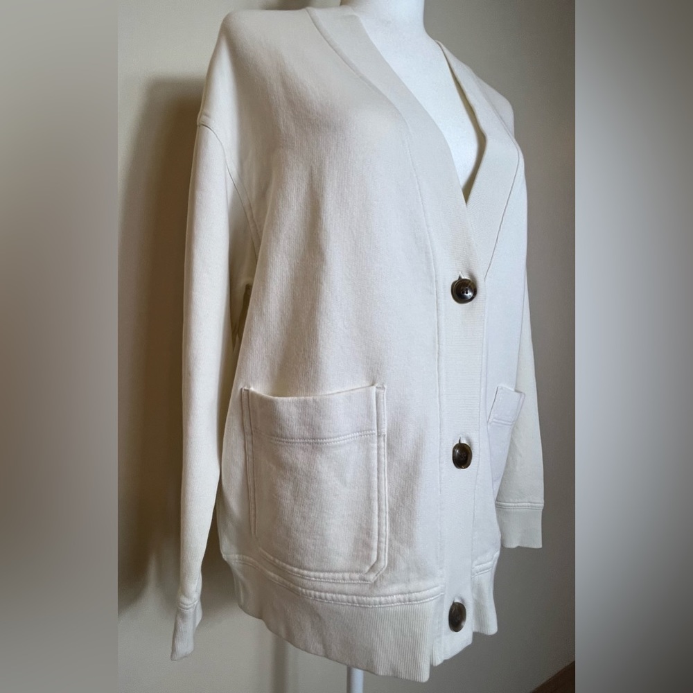 Vince Oversized Cardigan, Cream/Bone, Size Small, NWT - Picture 4 of 9
